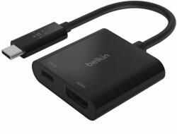Belkin adapter, USB-C - HDMI, 4K, 60 Hz, fekete (AVC002BTBK)