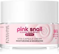 Eveline Cosmetics Pink Snail Glazed Skin Effect ránctalanító élénkítő krém 50 ml