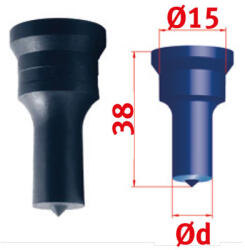 Stürmer körkivágó bélyeg nr. 1 o 12, 0mm 3889312, 0