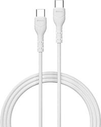 DEVIA Kintone Series ECO USB-C adat és töltőkábel, 15W, 1m, fehér (ST379550) (ST379550)