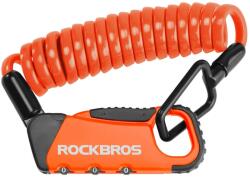 ROCKBROS RBK6N kombinációs kerékpárzár, narancssárga