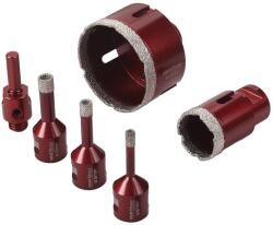 Kraft&Dele Gyémánt koronafúró készlet 6-68mm, 6db 64996 (KD5953)