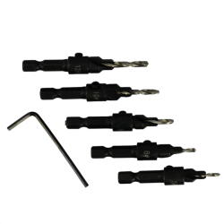 Kraft&Dele Süllyesztett fúrók fához 5-12mm 5db 60374 (KD10796)
