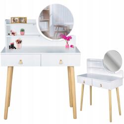 JUMI Scandi 3 fésülködőasztal, 120x40x80 cm, fehér 41268 (CM-989276)
