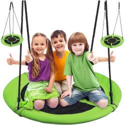  Gólyafészek hinta 100cm zöld-fekete 74321 (5900779935938)