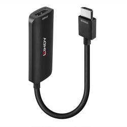 Lindy HDMI 2.1 DisplayPort 1.4 Átalakító Fekete 15cm 38329 (38329)
