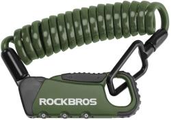 ROCKBROS RBK6N 3 számjegyű spirálkábeles kerékpárlakat, zöld