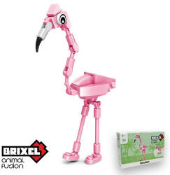  Brixel: Animal fusion állatépítő játék - flamingó (SBA56138_5)