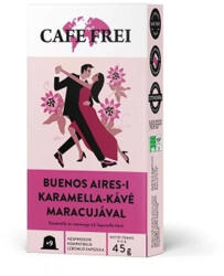 Cafe Frei Kávékapszula, Nespresso kompatibilis, Cafe Frei Buenos Aires-i karamella bíbor maracujával 9+1db kapszula (110163) - web24