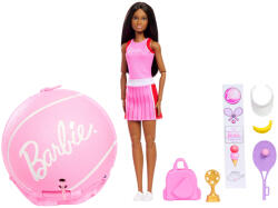 Mattel Barbie, Team Roll & Reveal, papusa care sare, jucatoare de tenis, set de joaca Papusa Barbie