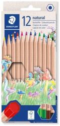 STAEDTLER Noris natural 143N Színes ceruza készlet hatszögletű 12 szín TS143NC12 (TS143NC12)