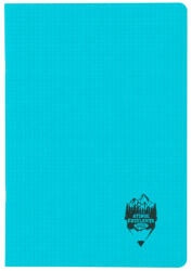 DACO Caiet A4, 100 file Daco CT410AR, 70 g/mp, Matematica, coperta plastic, Turcoaz (CT410AR/TURCOAZ)