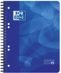 OXFORD Caiet cu spirala, OXFORD School Projectbook, A5+, 4cul x 30file-90gsm, Scribzee, coperta PP-dictando (OX-400095497) - roua
