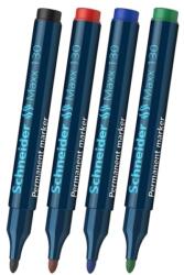 Schneider Marker permanent Schneider MAXX 130 varf rotund, 4 culori (S-113094)