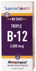 Superior Source Vitamina B12 3000 mcg, 60 tablete sublinguale, Superior Source