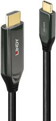 Lindy USB 3.2 Type C HDMI 2.1 Átalakító Fekete 1m 43367 (43367)