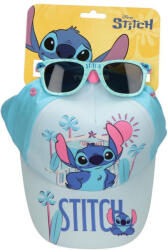 Cerda Set pentru copii Cerda - Disney Stitch, pălărie și ochelari de soare, 53 cm (2200010740)