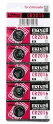 Maxell CR2016 Lítium Gombelem 5db/csomag (MAXELL_76903CM) (MAXELL_76903CM)