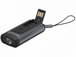 Ledlenser Lanterna de Buzunar Premium Tip Breloc Led Lenser K6R Safety Grey 200lm (A8.Z502580)