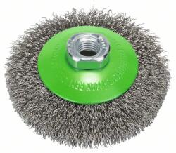 Bosch Kúpos kefe, rozsdamentes 100 mm, 0, 35 mm, M14 (2608622108)