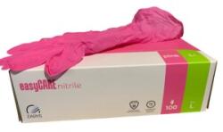 Elcadis Manusi Examinare Nitril, Roz, Nepudrate, Marimea L, 100 Bucati (ELC-MAN-NIT-100-PNK-L)