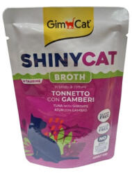 Gimborn GimCat ShinyCat Broth Tonnetto con Gamberi - leves tonhallal és garnélarákkal 70 g - dogshop