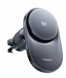Baseus PrimeTrip VC2 Pro Hűtött Mágneses Autós Tartó Vezeték nélküli 25W Töltéssel Cosmic Black