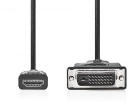 Nedis CCGL34800BK30 HDMI - DVI-D 24+1p kábel 3m fekete (CCGL34800BK30)