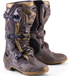 Alpinestars TECH 10 limitált kiadás AIR GOLD motoros csizma barna-arany