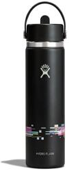 Hydro Flask Termos Hydro Flask Wide Flex Straw Cap, 710 ml, glitch black
