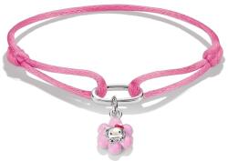 Thomas Sabo Hello Kitty rózsaszín textil karkötő connect medállal (A2243-M07-9-L24V)