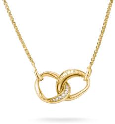 Thomas Sabo "Together" aranyozott nyaklánc fehér cirkóniával (KE2380-M01-14-L45V)