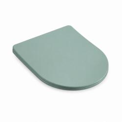 Foglia Capac wc soft close si demontare rapida, verde turcoz, Foglia Oslo (051MLG)