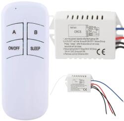 Verk Group Comutator de lumină wireless cu telecomandă cu 1 canal (27149)