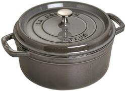 Staub Oală de gătit rotundă, gri grafit O 22 cm Staub (ST1102218)