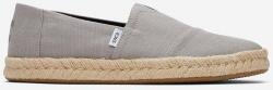 Toms espadrilles Alpargata Rope - szürke Férfi 45
