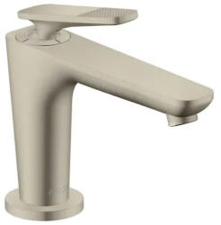 Hansgrohe Citterio C, Cubic Cut kialakítás, Mosdócsaptelep leeresztővel, EcoSmart, CoolStart, csiszolt nikkel 49021820 (49021820)