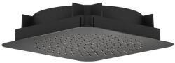 Hansgrohe Citterio C Fejzuhany 27x27 cm, EcoSmart, csiszolt fekete króm 28795340 (28795340)