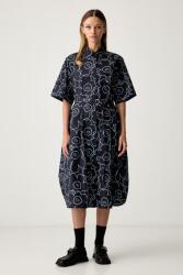 Marimekko ruha pamut elasztánnal - sötétkék 40