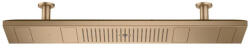 Hansgrohe ShowerSolutions Fejzuhany, 120x30 cm, 4 spray, LED világítás, szálcsiszolt bronz 12427140 (12427140)