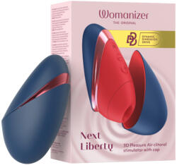 Womanizer Next Liberty - stimulator clitoridian cu unde de aer (albastru) (54098020000) Vibrator