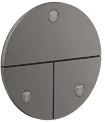 Hansgrohe ShowerSelect ID Rejtett szelep 3 készülékhez, szálcsiszolt fekete króm 36779340 (36779340)