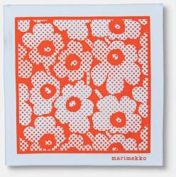 Marimekko női pamut kendő - kék Univerzális méret