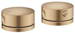 Hansgrohe One Termosztátos kádcsaptelep, 2 nyílásos beépítés, szálcsiszolt bronz 48470140 (48470140)