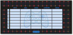  Gamers Hud órarend, 23x11cm, kétoldalas, Ars Una - pepita - 168 Ft