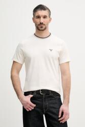 Barbour póló férfi pamut - bézs L - answear - 16 990 Ft