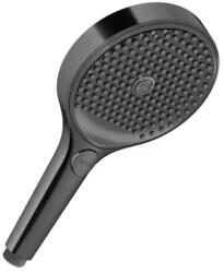 Hansgrohe ShowerSolutions Zuhanyfej, 3 féle vízsugár, EcoSmart+, szálcsiszolt fekete króm 39774340 (39774340)