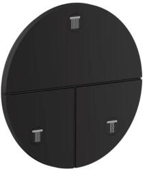 Hansgrohe ShowerSelect ID Rejtett szelep, 3 készülékhez, matt fekete 36779670 (36779670)