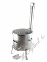  45cm Rozsdamentes bográcsház + 48cm grillrács 8részes