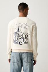 Scotch & Soda melegítőfelső férfi pamut - bézs M